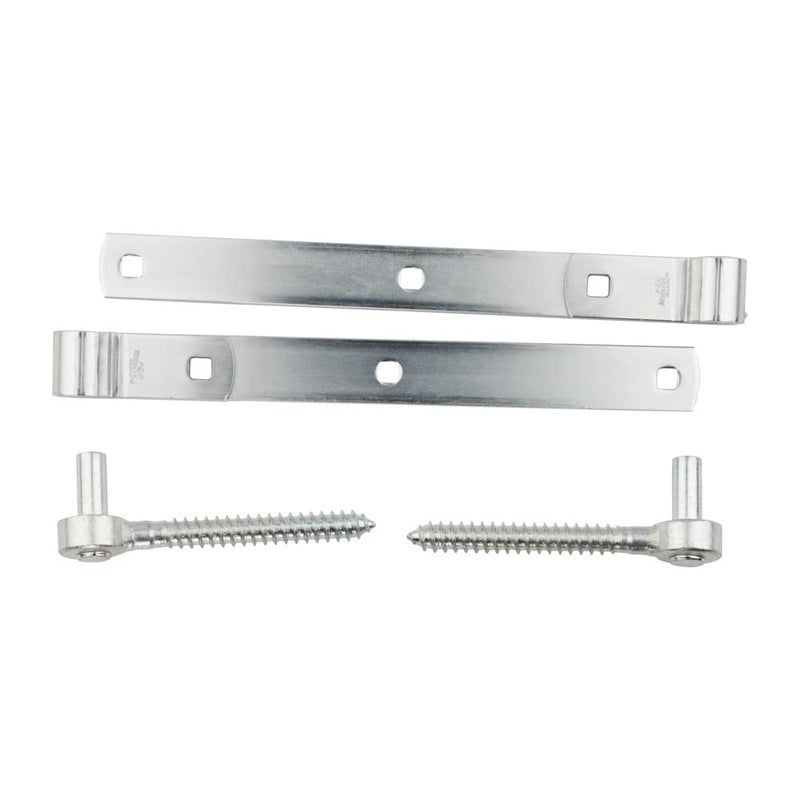 ناشونال هاردوير National Hardware N129-767 خطافات لولبية/مفصلات حزام 12 بوصة مطلية بحماية WeatherGuard مطلية بالزنك - Image 2